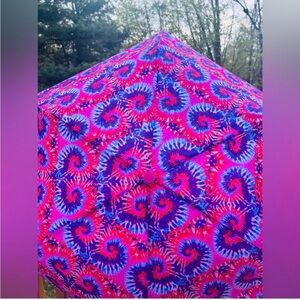 Betsey Johnson tie dye umbrella NWT